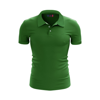 %100 Pamuk Polo T-Shirt IMPERO YEŞİL - RARU