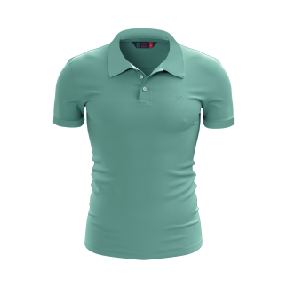 %100 Pamuk Polo T-Shirt IMPERO YEŞİL - RARU