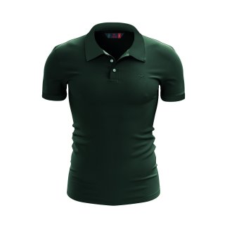 %100 Pamuk Polo T-Shirt IMPERO YEŞİL - RARU