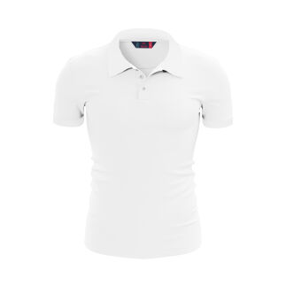 %100 Pamuk Büyük Beden Polo T-Shirt INGENS BEYAZ - RARU