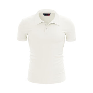 %100 Pamuk Büyük Beden Polo T-Shirt INGENS EKRU - RARU