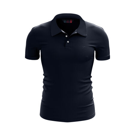 %100 Pamuk Büyük Beden Polo T-Shirt INGENS LACİVERT - 1
