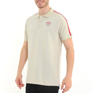 Raru Spqor Cotton Polo T-Shirt LUNIUS Beige - R.WAY