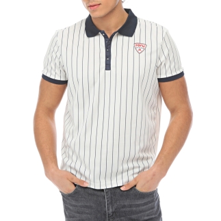 S.P.Q.O.R Polo T-Shirt LIBERTAS BEYAZ - SPQR/SPQOR