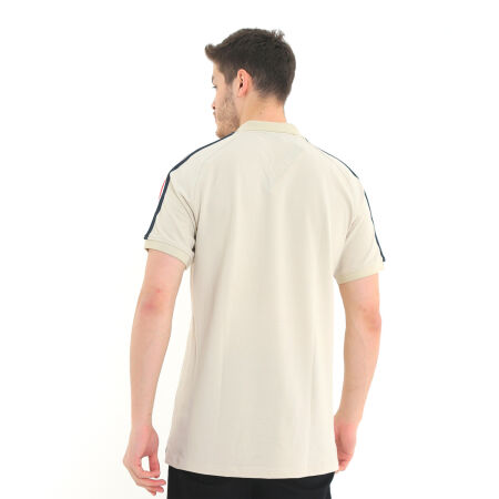 Raru S.P.Q.O.R x 343 DIGITAL %100 Pamuk Polo T-Shirt LUNIUS BEJ - 4