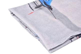 S.P.Q.O.R Plaj Havlusu FUNZA MAVİ - 4