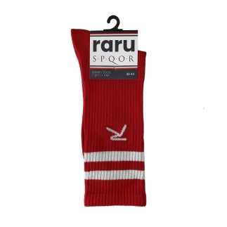 S.P.Q.O.R Uzun Konç Tenis Çorap KIRMIZI - RARU (1)