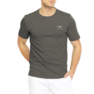 %100 Pamuk T-Shirt PATEO ANTRASİT - RARU