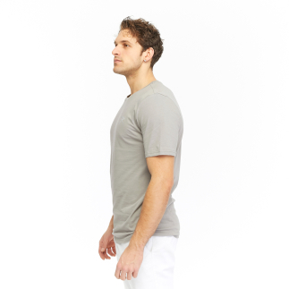 %100 Pamuk T-Shirt PATEO GRİ - RARU (1)