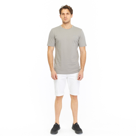 %100 Pamuk T-Shirt PATEO GRİ - 4