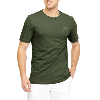 %100 Pamuk T-Shirt PATEO HAKİ - RARU