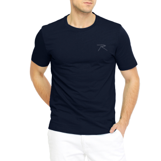 %100 Pamuk T-Shirt PATEO LACİVERT - RARU