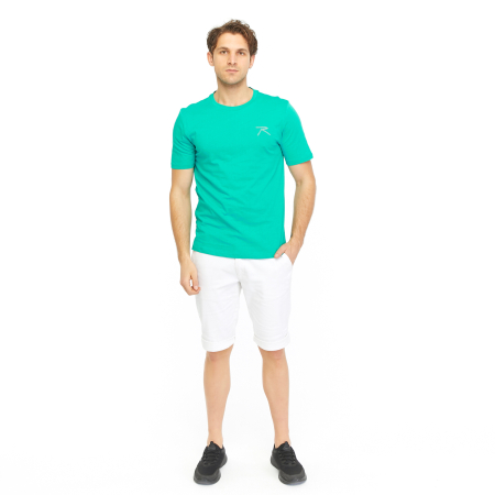 %100 Pamuk T-Shirt PATEO YEŞİL - 4