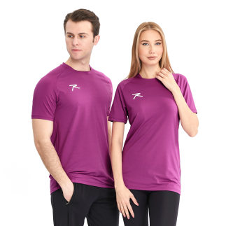 Raru Unisex T-Shirt VALDE Purple - RARU