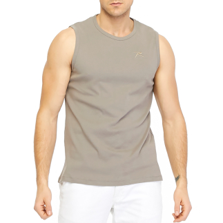 Raru Cotton Tank Top INFRA Brown - RARU