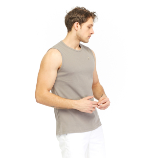 Raru Cotton Tank Top INFRA Brown - 3