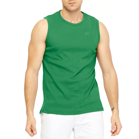 Raru Cotton Tank Top INFRA Green - 1