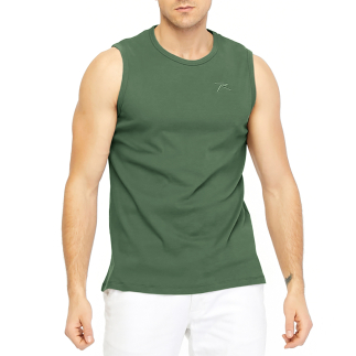 Raru Cotton Tank Top INFRA Green - RARU