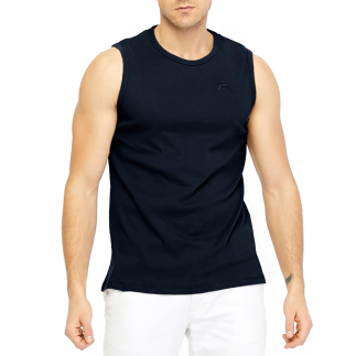 Raru Cotton Tank Top INFRA Navy Blue - RARU