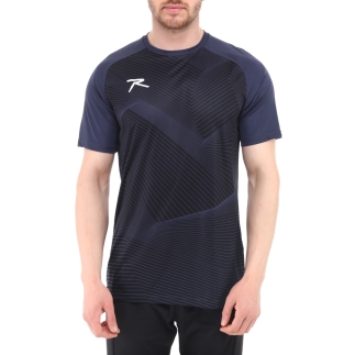 Unisex Dijital Baskılı T-Shirt JUSTA LACİVERT - RARU