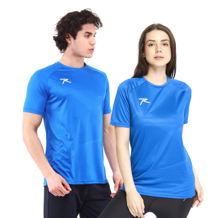 Unisex Dijital Baskılı T-Shirt JUSTA MAVİ - 1
