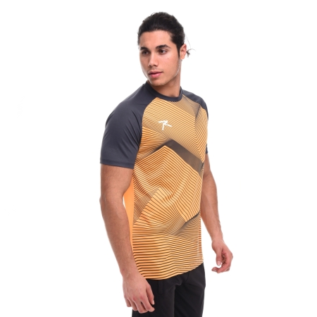 Unisex Dijital Baskılı T-Shirt JUSTA ORANJ - 3