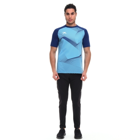 Unisex Dijital Baskılı T-Shirt JUSTA TURKUAZ - 5