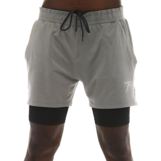 Unisex Şort PAN GRİ - RARU