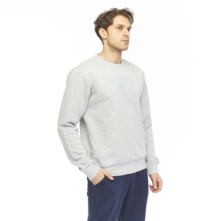 Unisex Sweatshirt SATURO GRİ MELANJ - 3