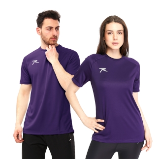 Unisex T-Shirt VELOX MOR - BÜYÜK BEDEN (1)