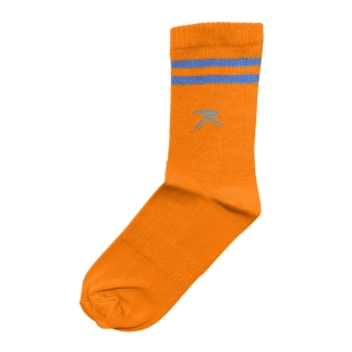 Raru Short Leg Warmers Tennis Socks Orange - RARU