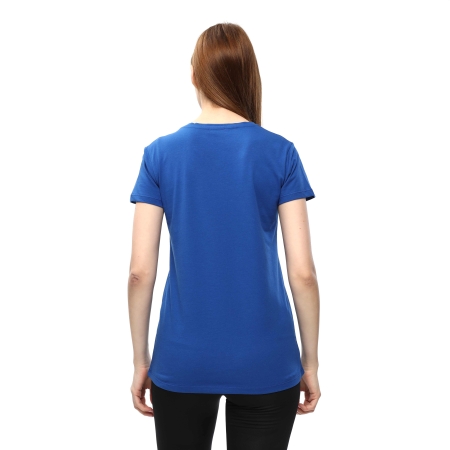 Raru %100 Cotton T-Shirt MULIER Saks Blue - 3