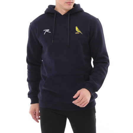 Raru x 343 DIGITAL Erkek Kapüşonlu Sweatshirt LEPIDUS LACİVERT - 1