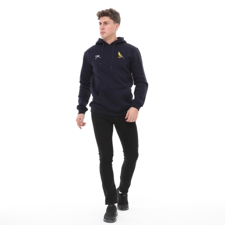 Raru x 343 DIGITAL Erkek Kapüşonlu Sweatshirt LEPIDUS LACİVERT - 3