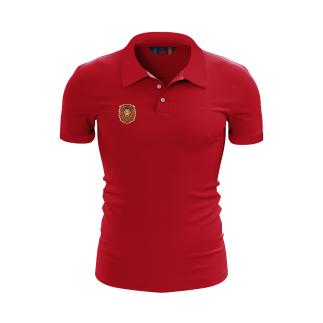 Raru x 343 DIGITAL Polo T-Shirt IMPERO KIRMIZI - R.SPQOR