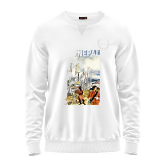RARU x ERGÜN GÜNDÜZ Sweatshirt BEYAZ - SPQR