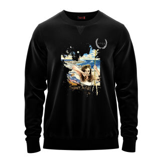 RARU x ERGÜN GÜNDÜZ Sweatshirt SİYAH - SPQR