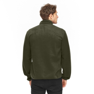 Yarım Fermuarlı Polar VAUSTE HAKİ - RARU (1)