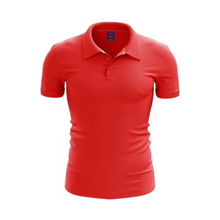 SPQR Polo T-Shirt SANCTUS KIRMIZI - 1