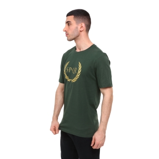SPQR Erkek %100 Pamuk T-Shirt ARES HAKİ - 3