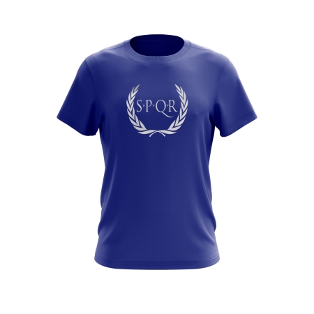 SPQR Erkek %100 Pamuk T-Shirt ARES İNDİGO - 1