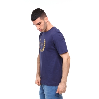 SPQR Erkek %100 Pamuk T-Shirt ARES LACİVERT - 4