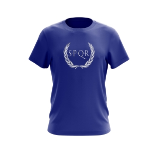SPQR %100 Pamuk T-Shirt ARES İNDİGO - SPQR/SPQOR