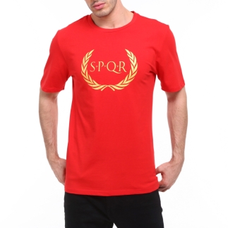 SPQR %100 Pamuk T-Shirt ARES KIRMIZI - 2