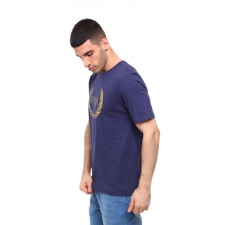 SPQR %100 Pamuk T-Shirt ARES LACİVERT - 4