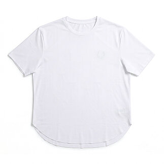 SPQR Lazer Kesim Basic T-Shirt AETHER BEYAZ - SPQR