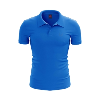 SPQR Polo T-Shirt SANCTUS Saks Blue - S.P.Q.R