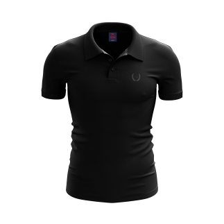 SPQR Polo T-Shirt SANCTUS Black 