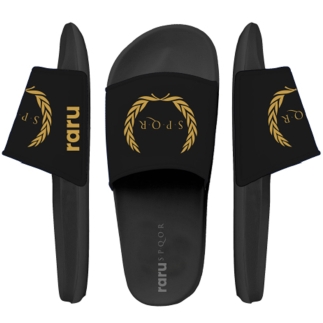 SPQR Terlik ROMAN SİYAH - SPQR