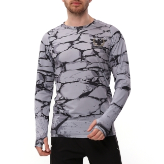 SPQR Uzun Kollu T-Shirt EVOCO GRİ - RARU